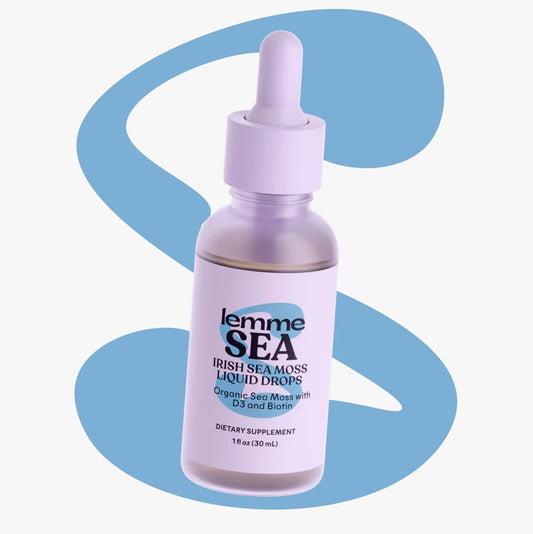 Lemme Irish Sea Moss Organic Liquid Drops 1 oz, 30 Servings